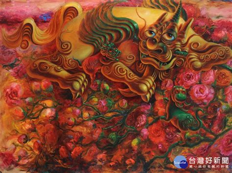 貔貅畫|王曉青「貔貅」油畫作品出神入化 精緻細膩 色彩狂放不羈 充滿魅。